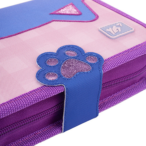 Пенал одинарный YES HP-03 Lovely Kitty 13х21х3 см Разноцветный (533657)