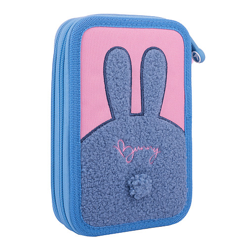 Пенал двойной YES HP-01 Lovely Bunny 13х21х4 см Разноцветный (533637)