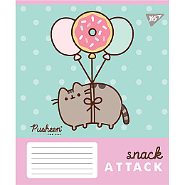 Набір зошитів шкільних YES А5/12 лінія Pusheen Candy 25 шт (767598)