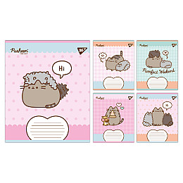 Набір зошитів шкільних YES А5/12 лінія Pusheen Weekend 25 шт (767608)