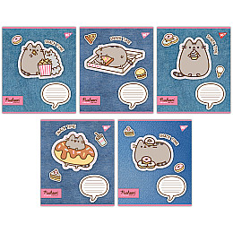 Набор тетрадей школьных YES А5/12 линия Pusheen Snack time 25 шт (767229)