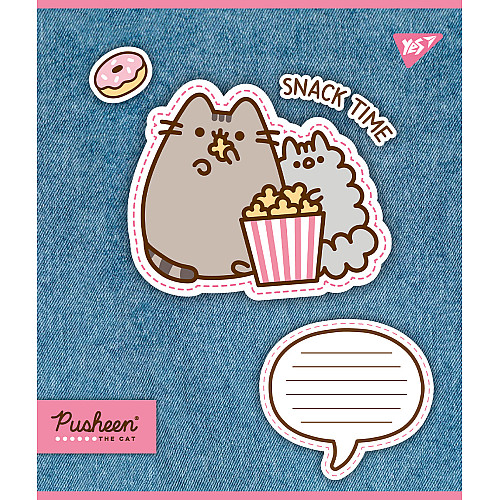 Набор тетрадей школьных YES А5/12 линия Pusheen Snack time 25 шт (767229)