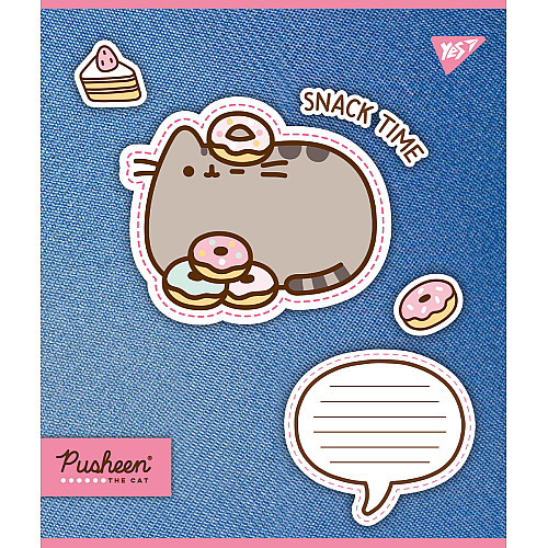 Набор тетрадей школьных YES А5/12 линия Pusheen Snack time 25 шт (767229)