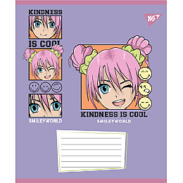 Набір зошитів шкільних YES А5/12 лінія Smiley World Cool 25 шт (767659)