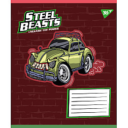 Набір зошитів шкільних YES А5/12 лінія Steel Beasts 25 шт (767710)