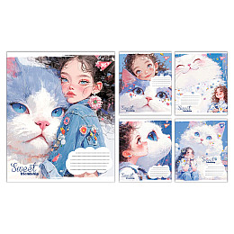 Набір зошитів шкільних YES А5/12 лінія Sweet Friendship 25 шт (767862)