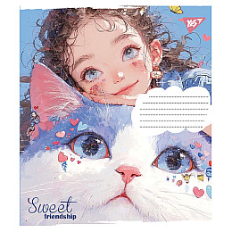 Набір зошитів шкільних YES А5/12 лінія Sweet Friendship 25 шт (767862)