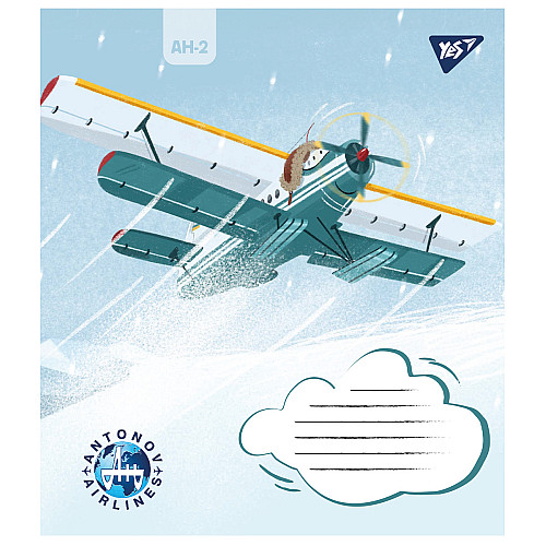 Набір зошитів шкільних YES А5/12 лінія Антонов 25 шт (767429)