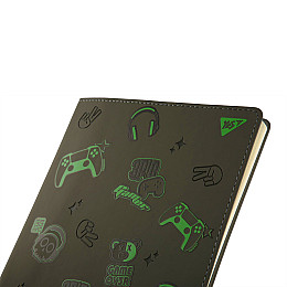 Дневник школьный YES PU интегральный Game over А5 Разноцветный 40 листов (911616)