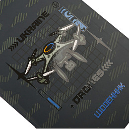 Дневник шкільний YES інтегральний Drones А5 Різнокольоровий 40 аркушів (911637)