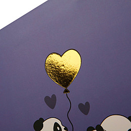 Дневник шкільний YES інтегральний Panda А5 Сиреневий 40 листів (911626)