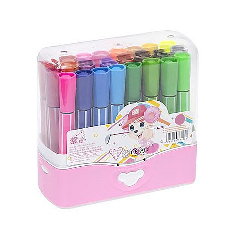Набор фломастеров Bambi 36 цветов 1771-36(Pink)
