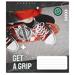Тетрадь общая Школьник Get a grip A5 линия 48 листов (048-3304L-2)