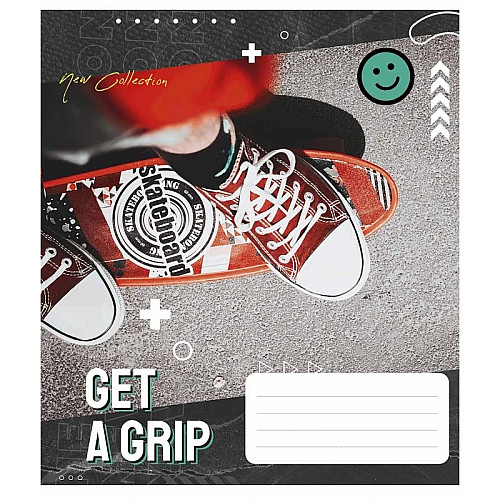 Тетрадь общая Школьник Get a grip A5 линия 48 листов (048-3304L-2)