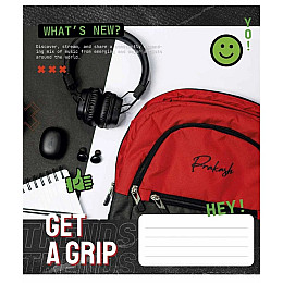 Тетрадь общая Школьник Get a grip A5 линия 48 листов (048-3304L-3)