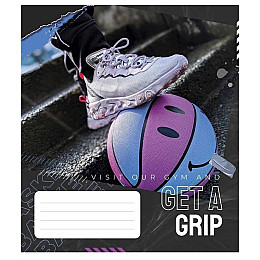 Тетрадь общая Школьник Get a grip A5 линия 48 листов (048-3304L-4)