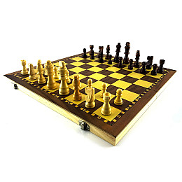 Шахматы и шашки DUKE магнитные 39х39х2 см Разноцветный (DN32800)