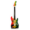 Гитара миниатюра No Brand Bob Marley 24х7,5х1,5 см Разноцветный (DN29869)