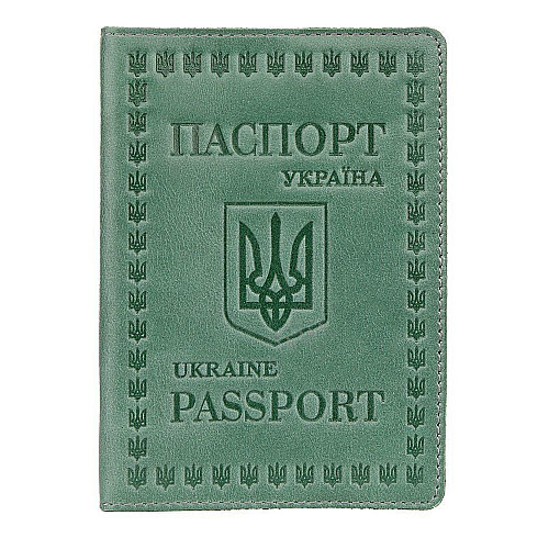 Обкладинка для паспорта Shvigel Зелений (16134)