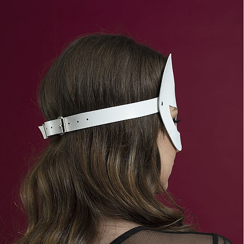 Маска кошки Feral Fillings Kitten Mask натуральная кожа Белый (SO3411)