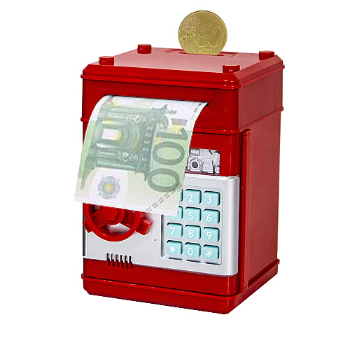 Электронная копилка-сейф Number Bank "Safe". Red (1511-1)