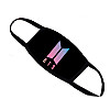 Маска Seta Decor c Мордочкой BTS Pink K-Pop черная (6887)