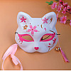 Маска Seta Decor Кицунэ Японского Лиса Cosplay Kitsune Розовая (14299)
