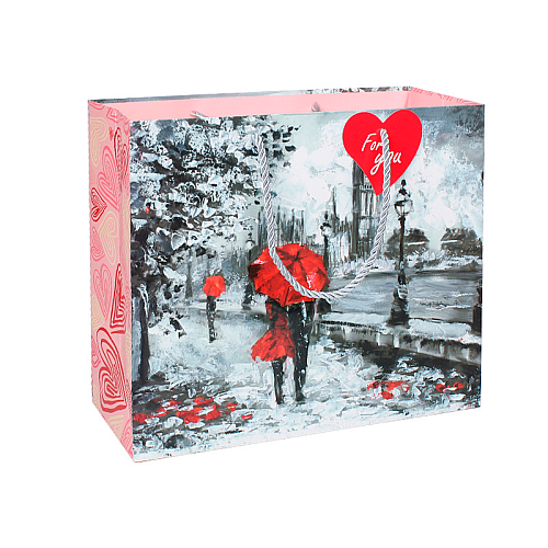 Подарочный пакет PPW PAPER Lesko ZD010-3 Two Lovers Big