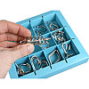 Набор головоломок 10 Metall Puzzles blue 10 головоломок Eureka 3D Puzzle 473356