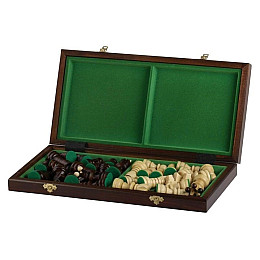 Шахматы Madon Жемчужина большие 41х41 см Коричнево-бежевый MD133