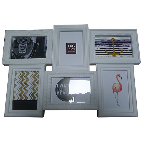 Мультирамка EVG INNO ZB-6-3753 WHITE COLLAGE 6 36 х 52 х 2.5 см Белый (6812241)
