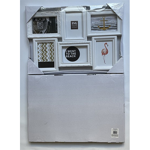 Мультирамка EVG INNO ZB-6-3753 WHITE COLLAGE 6 36 х 52 х 2.5 см Белый (6812241)