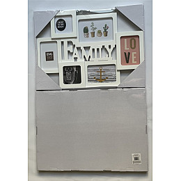 Мультирамка EVG INNO ZB-6FA-3853 FAMILY COLLAGE 6 38 х 53 х 2 см Белый (6812267)
