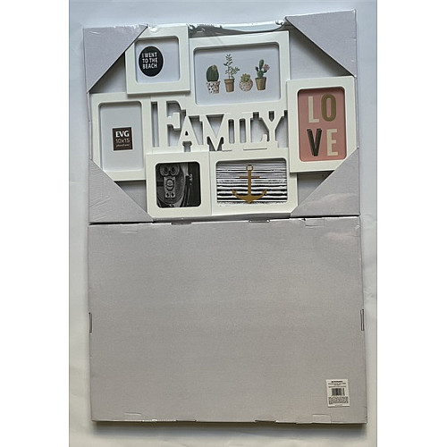 Мультирамка EVG INNO ZB-6FA-3853 FAMILY COLLAGE 6 38 х 53 х 2 см Белый (6812267)