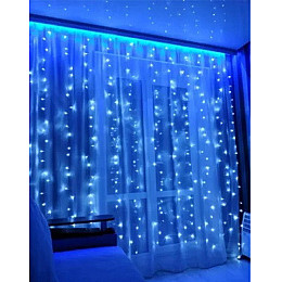 Гирлянда штора FMA Водопад 480 led 3х3 м Синий (1503969665)