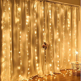 Гирлянда штора FMA Водопад 480 led 3х3 м Теплый белый (1503970923)