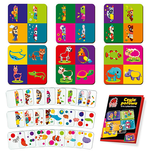Игра развивающая "Чья половинка?" Vladi Toys VТ1302-30 с пластиковыми картами