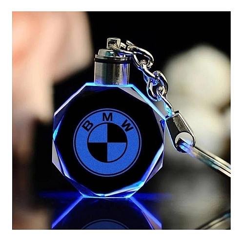 Брелок автомобільний на ключі GF з логотипом BMW з підсвіткою (2323241)