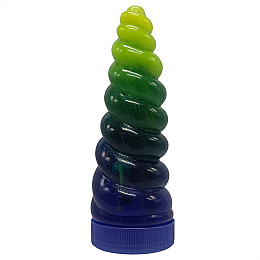 Вязкая масса "Unicorn Slime" Danko Toys UNS-02-01U густой лизун Green-Blue