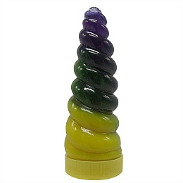 Вязкая масса "Unicorn Slime" Danko Toys UNS-02-01U густой лизун Yellow-Violet