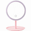 Зеркало для макіяжу Xiaomi Doco Daylight Mirror HZJ001 USB Рожеве