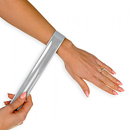 Сліп браслет-флікер світловідбиваючий Refloactive 40 см Сріблястий (FT97070596092864-9082)