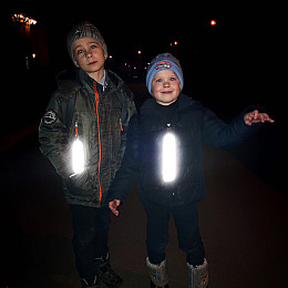 Брелоки-фликери світловідбиваючі Добра казка 14 см 2 шт Сірий (FT08208709421895)