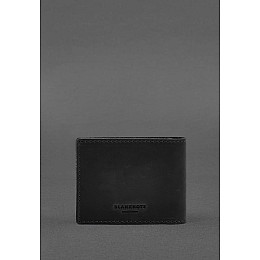 Кожаная обложка для удостоверения инвалида в результате российско-украинской войны черный Crazy Horse BlankNote