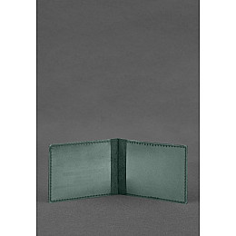 Кожаная обложка для удостоверения инвалида в результате российско-украинской войны зеленый Crazy Horse BlankNote