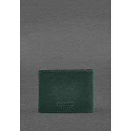 Кожаная обложка для удостоверения инвалида в результате российско-украинской войны зеленый Crazy Horse BlankNote