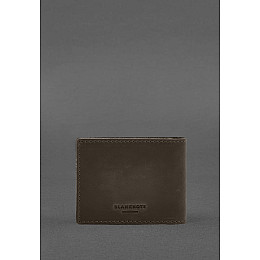 Кожаная обложка для удостоверения инвалида в результате российско-украинской войны темно-коричневый Crazy Horse BlankNote