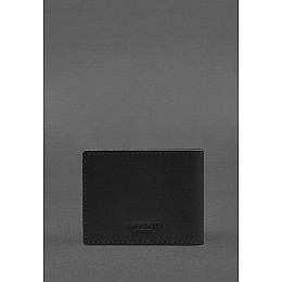 Кожаная обложка для удостоверения ветерана военной службы черная BlankNote