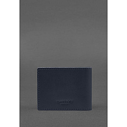 Кожаная обложка для удостоверения ветерана военной службы синий BlankNote