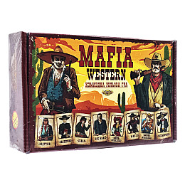 Командна рольова гра "MAFIA WESTERN" Майстер MKZ0815 24 картки